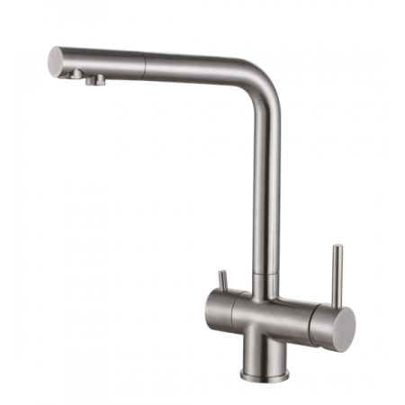 Смеситель кухонный Fabiano FKM 31.7 SS Inox 8231.401.0227