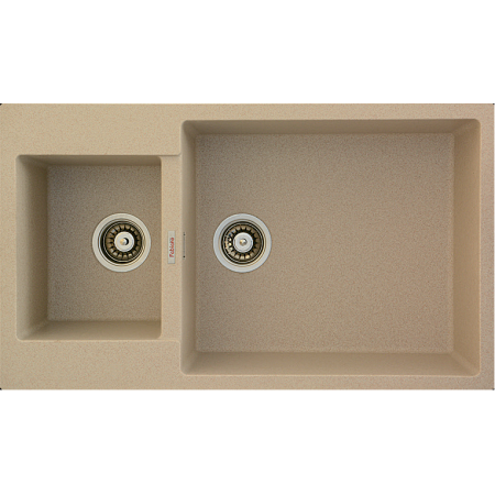 Кухонная мойка Fabiano Quadro 86x50x15 Beige 8221.301.0455
