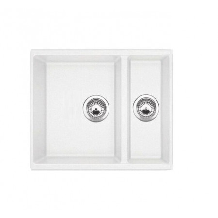 Кухонная мойка Fabiano Quadro 56x46x15 Alpine White 8221.301.0481