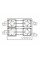 Газовая варочная панель Fabiano FHG 1444 VGHT Champagne glass 8111.405.0842
