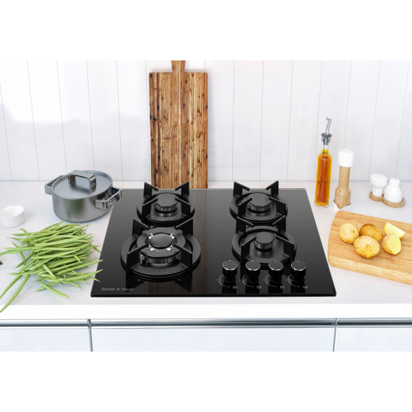 S 68 BL: газова варильна поверхня Gunter & Hauer
