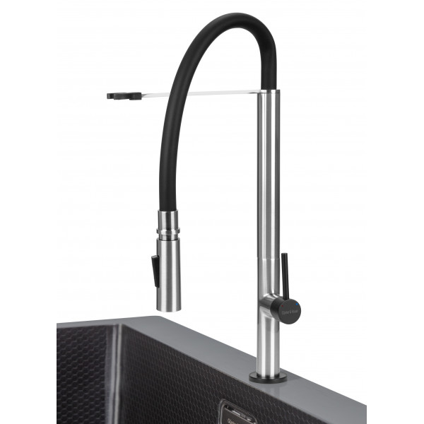 STERN Brush Black: кухонний змішувач Gunter&Hauer