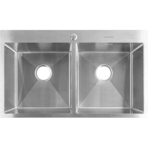 Laber 8622 Inox: кухонна мийка Gunter & Hauer (86x51 см)