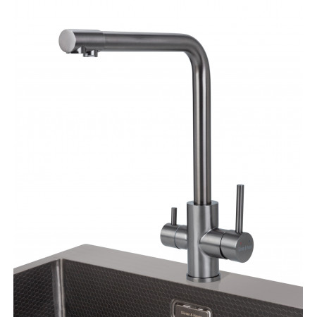 PERLE Gun Metal: кухонний змішувач Gunter&Hauer