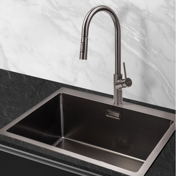 MOND Gun Metal: кухонний змішувач Gunter&Hauer