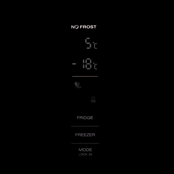 FN 342 IDBG: відокремлений холодильник Gunter & Hauer (покриття дверцят: скло)