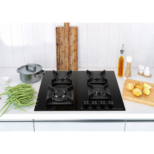 GL 68 BL: газова варильна поверхня Gunter & Hauer