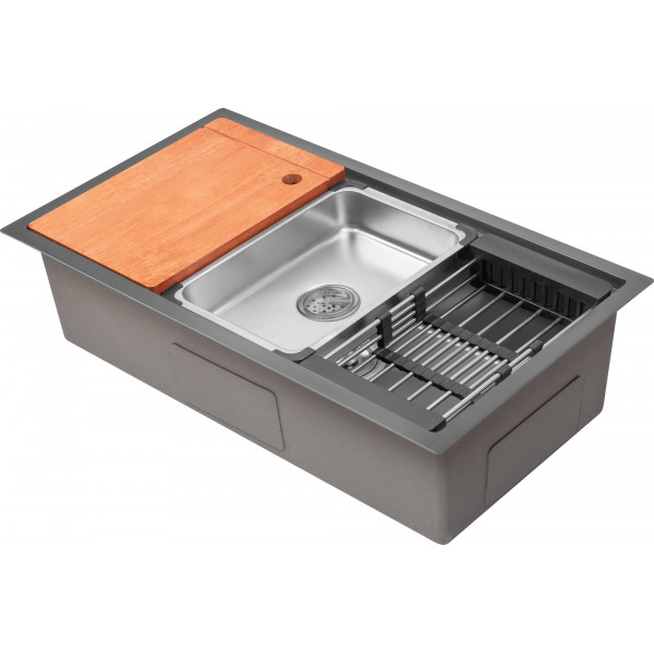 Federbach 8022 Black: кухонна мийка Gunter & Hauer (80x45 см)