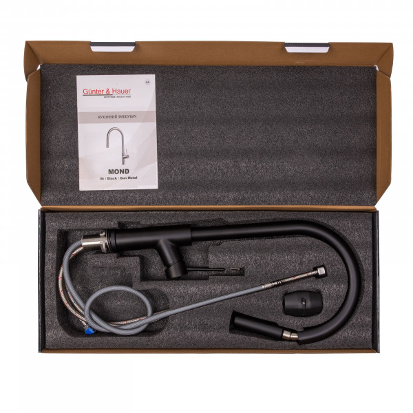 MOND Black: кухонний змішувач Gunter&Hauer