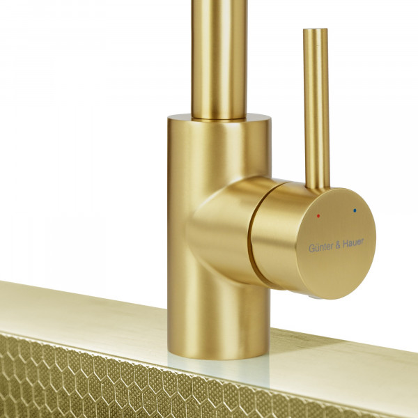 JUWEL Gold: кухонний змішувач Gunter&Hauer