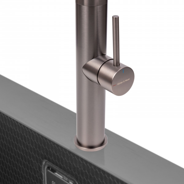 RITTER Gun Metal: кухонний змішувач Gunter&Hauer