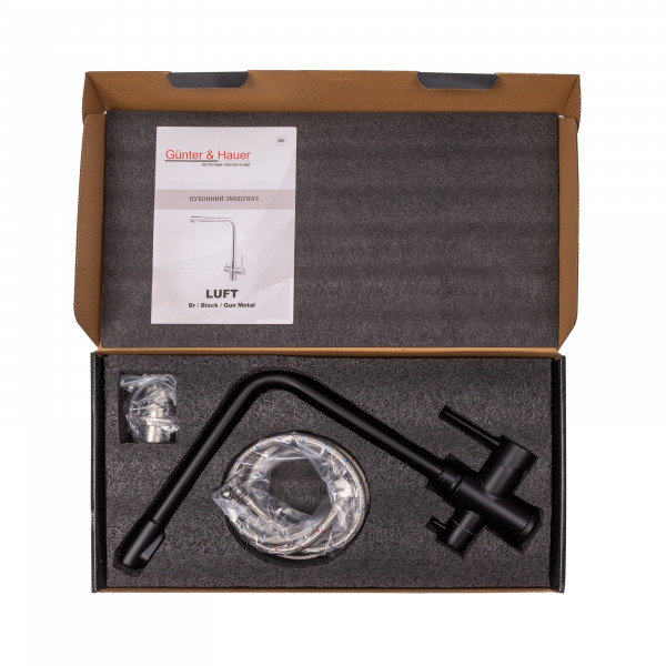 LUFT Black: кухонний змішувач Gunter&Hauer