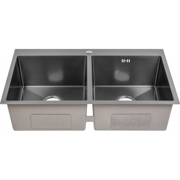 Laber 8622 Black: кухонна мийка Gunter & Hauer (86x51 см)