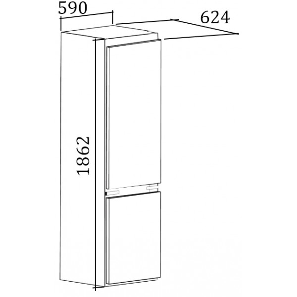 FN 369 B: відокремлений холодильник Gunter & Hauer
