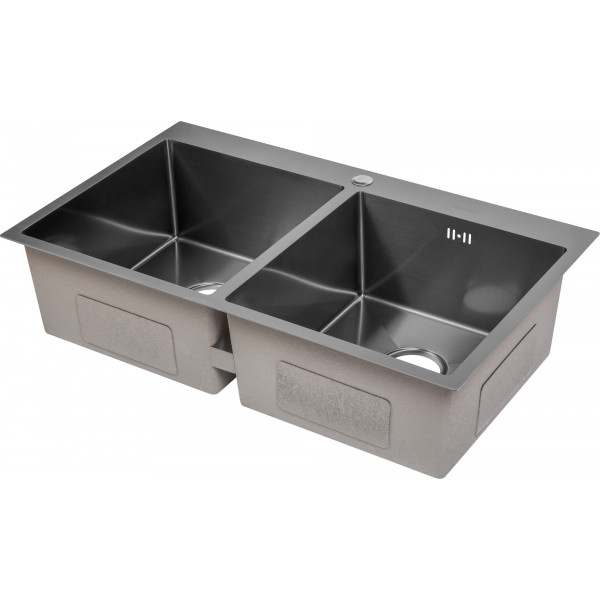 Laber 8622 Black: кухонна мийка Gunter & Hauer (86x51 см)