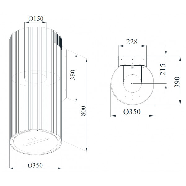 MARGARETTE 3D WALL SD: кухонна витяжка Gunter & Hauer