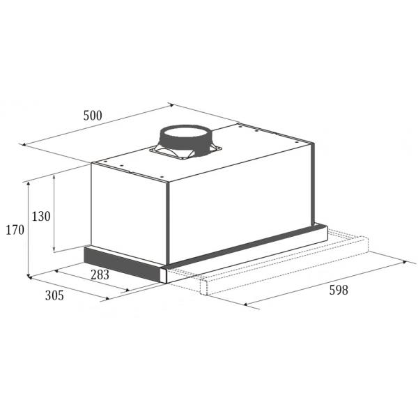 AGNA 600 B: кухонна витяжка Gunter & Hauer