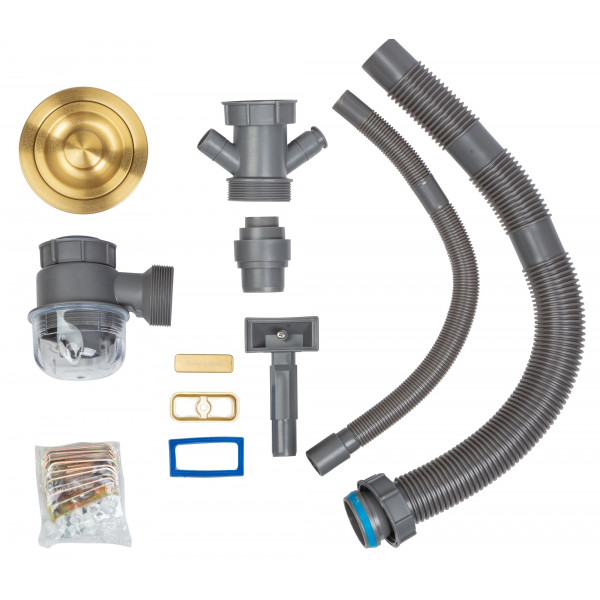 Ruwer 5522 Gold: кухонна мийка Gunter & Hauer (55x45 см)