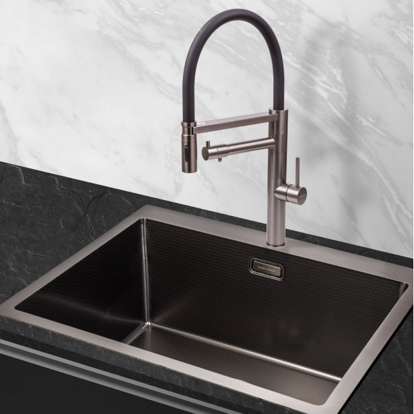 RITTER Gun Metal: кухонний змішувач Gunter&Hauer