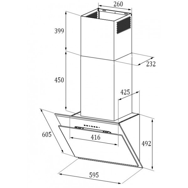 LEONA 6 Q: кухонна витяжка Gunter & Hauer