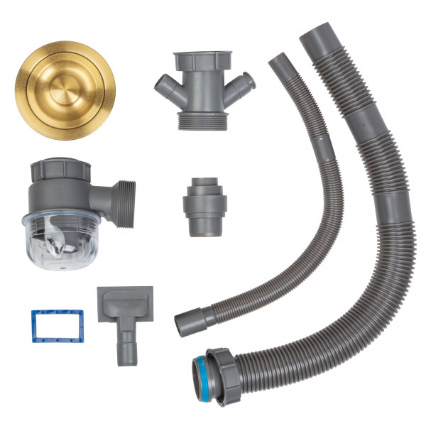 Mindel 5522 Gold: кухонна мийка Gunter & Hauer (55x51 см)