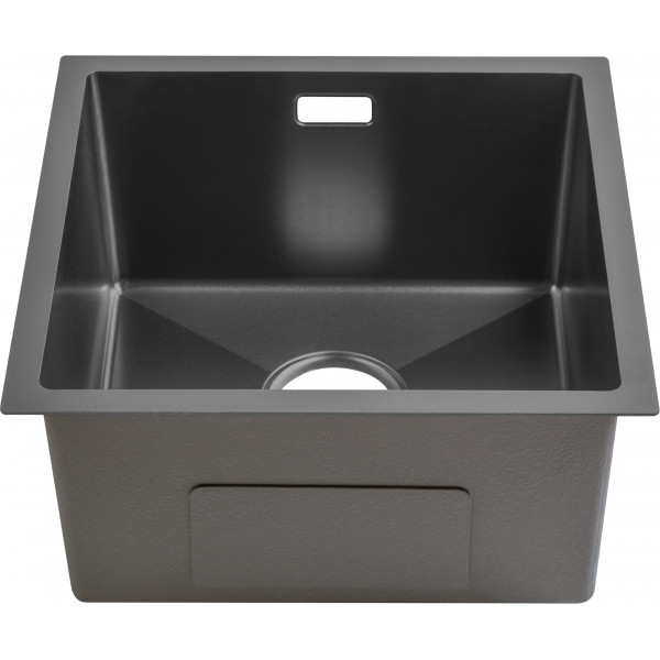 Olef 4522 Black: кухонна мийка Gunter & Hauer (45x45 см)