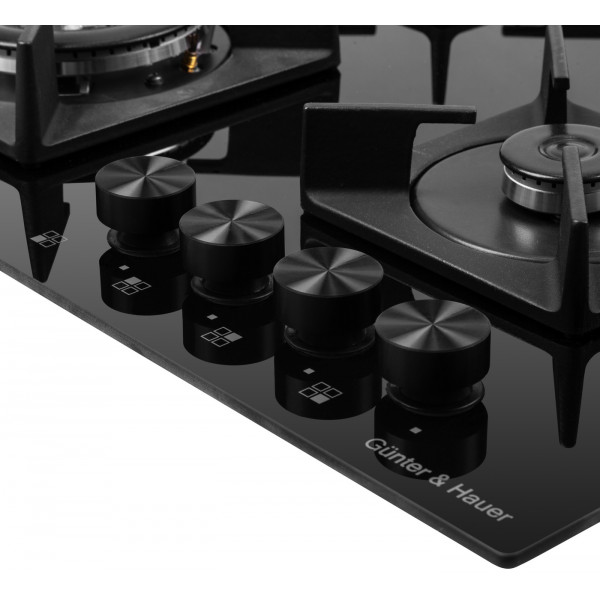 GL 68 BL: газова варильна поверхня Gunter & Hauer