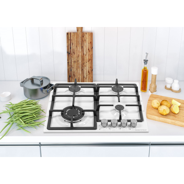 GH 608 W: газова варильна поверхня Gunter & Hauer