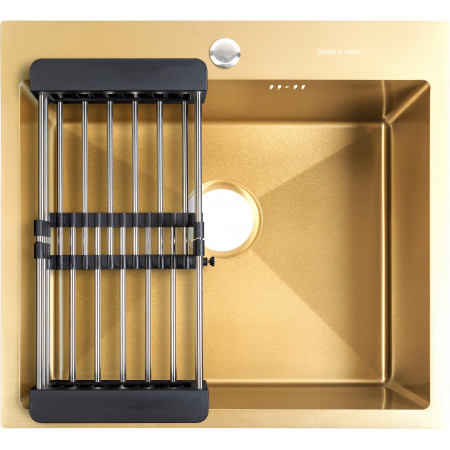 Mindel 5522 Gold: кухонна мийка Gunter & Hauer (55x51 см)