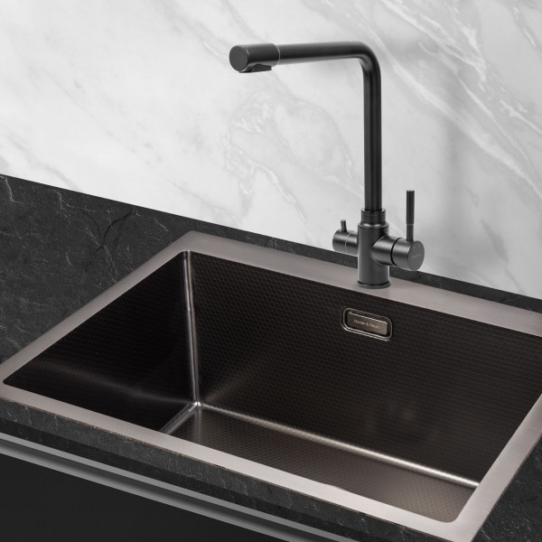 LUFT Black: кухонний змішувач Gunter&Hauer