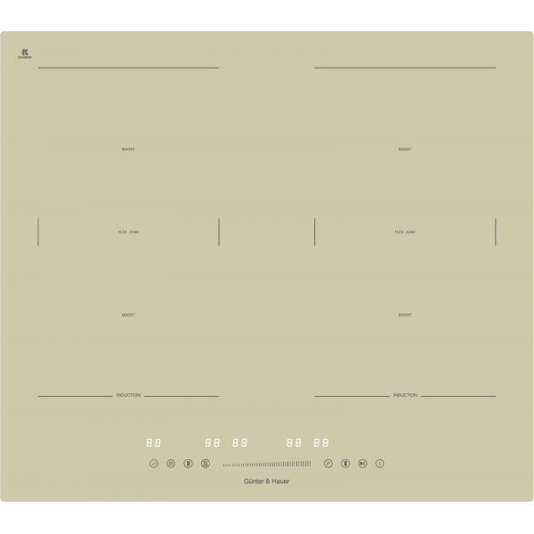 I 500 IVR: індукційна варильна поверхня Gunter & Hauer