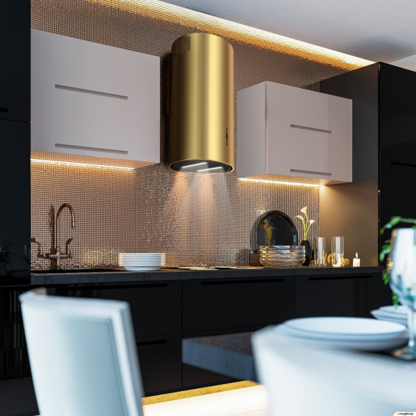 MARGARETTE WALL GOLD: кухонна витяжка Gunter & Hauer