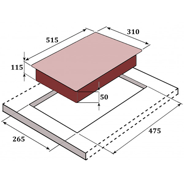 GHD 302: газова варильна поверхня Gunter & Hauer