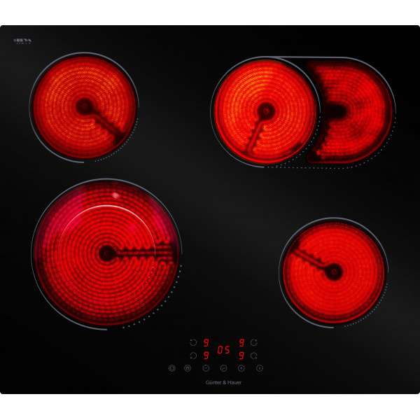 CER 642: електрична варильна поверхня Gunter & Hauer