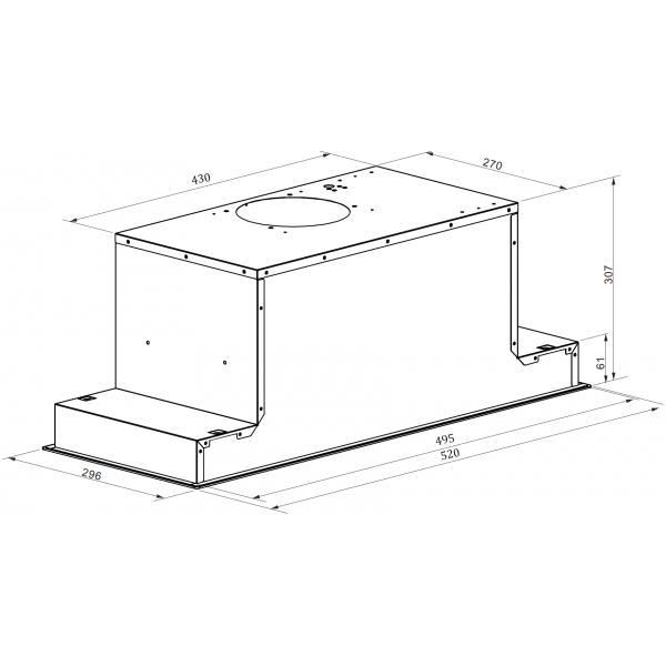 ATALA 1060 GL Inverter: кухонна витяжка Gunter & Hauer