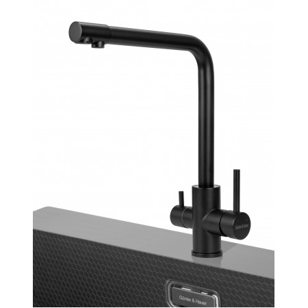 PERLE Black: кухонний змішувач Gunter&Hauer