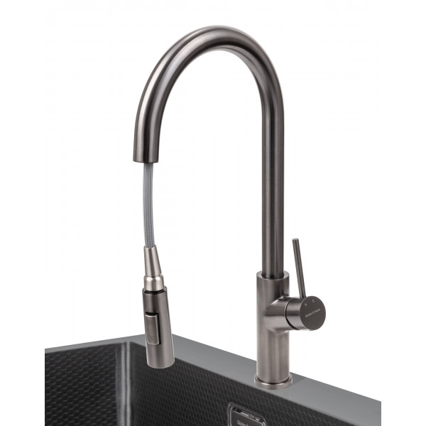 MOND Gun Metal: кухонний змішувач Gunter&Hauer