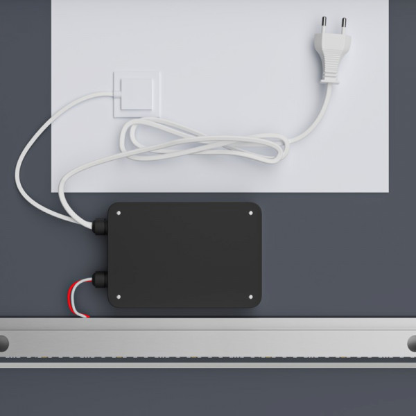 Дзеркало Mixxus Premium CUBIC MR14-70x50-Reverse з Led Touch, Anti-fog, димером, регулятором яскравості (MP6647)