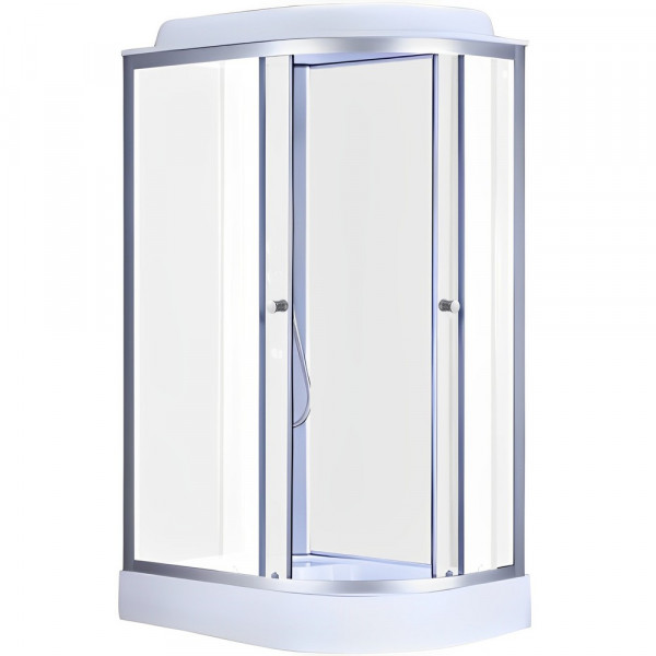 Бокс душовий без гідромасажу Mixxus WAVE SB02-120x80x215-R-FB SATIN з низьким піддоном (MI6893)