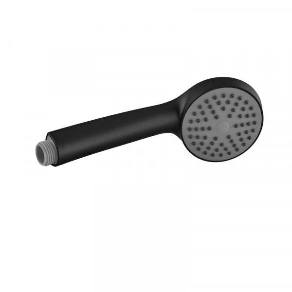 Змішувач для ванни Plamix CEZAR-006 EURO SET Matte black, зі шлангом, лійкою та кронштейном (PM0690)