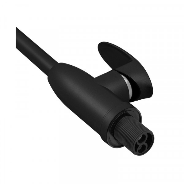 Змішувач для кухні Plamix Cezar-011-B SET Matte black (з підведенням) (PM0668)