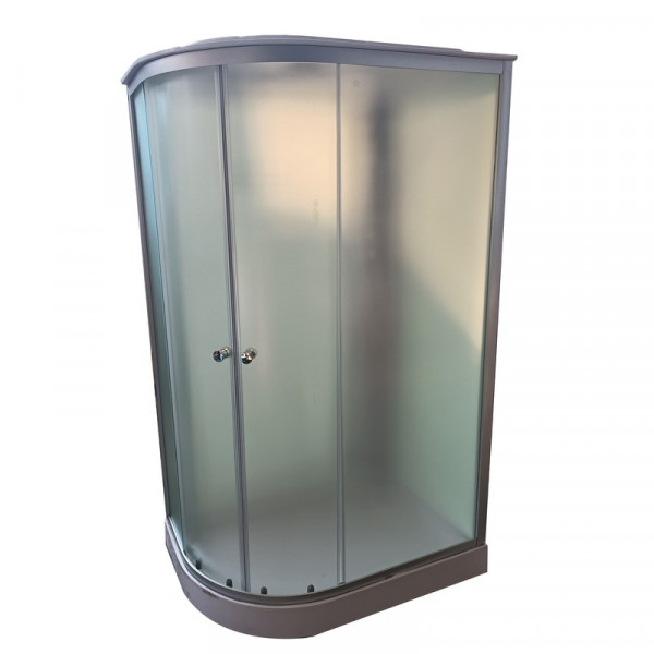 Бокс душовий без гідромасажу Mixxus WAVE SB02-120x80x215-R-FB SATIN з низьким піддоном (MI6893)