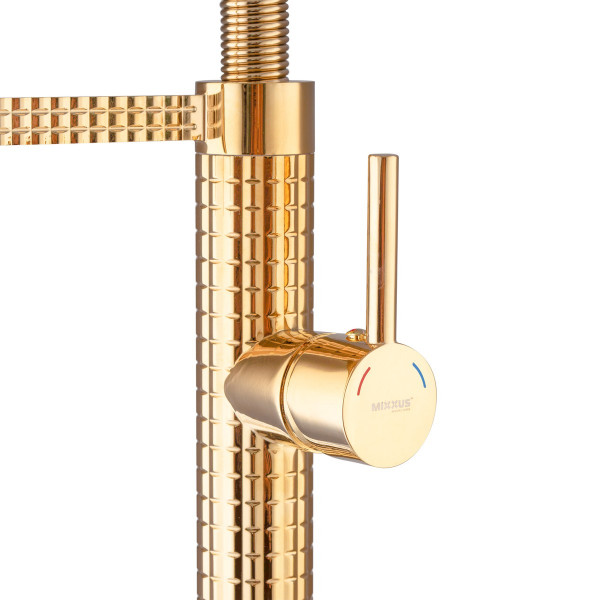 Змішувач для кухні Mixxus Premium Spark 017 GOLD (MI6972)