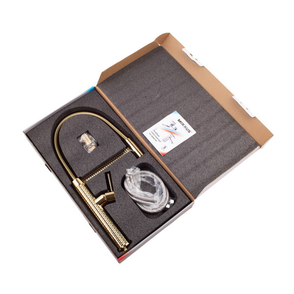 Змішувач для кухні Mixxus Premium Spark 017 GOLD (MI6972)