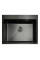 Мийка з нержавіючої сталі MIXXUS MH5843 DECOR GRAPHITE (MH5843 DECOR NANO-BLACK) (3.0/0.8) колір графіт (MI7042)