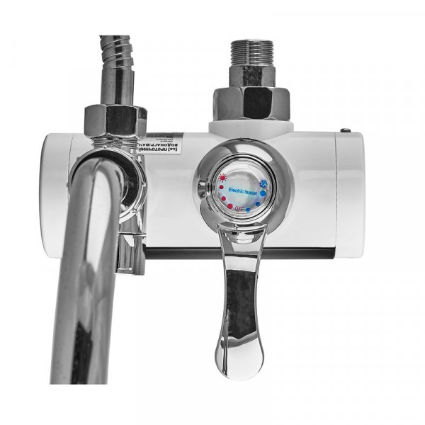 Водонагрівач НАСТІННИЙ 3,3 kW проточний ZERIX ELW22-W (зі шлангом та лійкою)