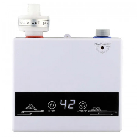 Водонагрівач НАСТІННИЙ 4,2 kW проточний, з індикатором температури ZERIX BWH-01-E (ZX5014)