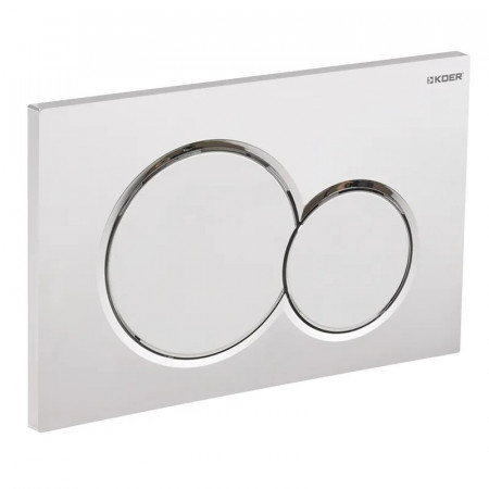 Панель змиву KOER KT-0601-01 пластикова, кнопка кругла (KR5174)