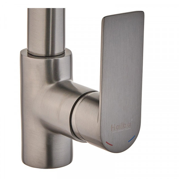 Змішувач для кухні Haiba Alex 018 Graphite (HB3999)