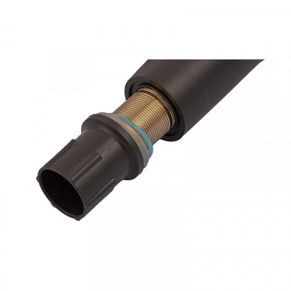 Змішувач для умивальника Plamix Fidel-001 SET Matte black (з підведенням) (PM0660)